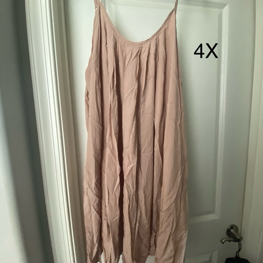 SHEIN Pink Spaghetti Strap Mini Sundress